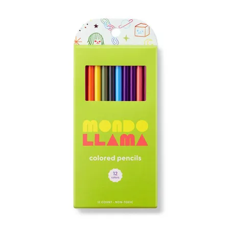 School & Office Supplies: Spiral Notebook $0.35, 12ct Mondo Llama Colored Pencils