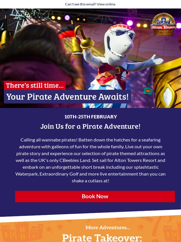 Alton Towers - February Half Term Escapes