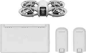 DJI Neo Three-Battery Combo, Mini Drone with 4K UHD Camera for Adults, 135g Self Flying Drone that Follows You, Palm Takeoff, Subject Tracking, QuickShots, Stabilized Video (Controller-Free)