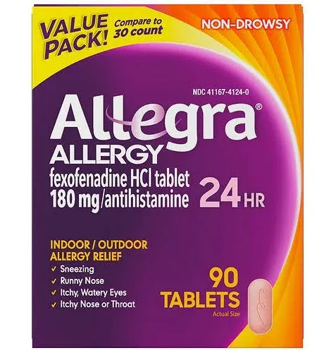 Allegra 24 Hour Allergy Tablets