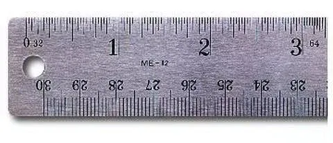 Pacific Arc Stainless Steel Ruler