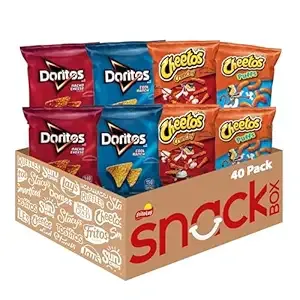 40-Count Frito Lay Doritos & Cheetos Mix Variety Pack