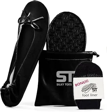 Silky Toes Foldable Travel Flats