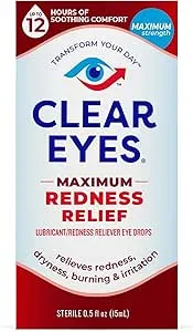 0.5-Oz Clear Eyes Maximum Redness Relief Eye Drops
