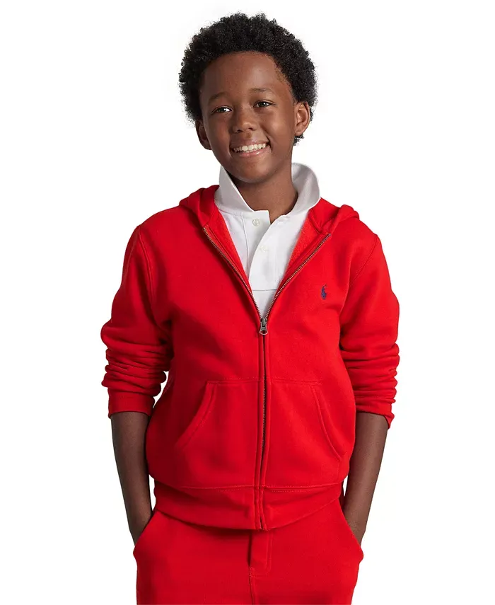 Big Boys Cotton Fleece Zip Up Hoodie