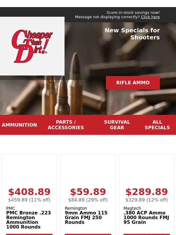 Cheaper Than Dirt - First Look at CheaperThanDirt! Deals