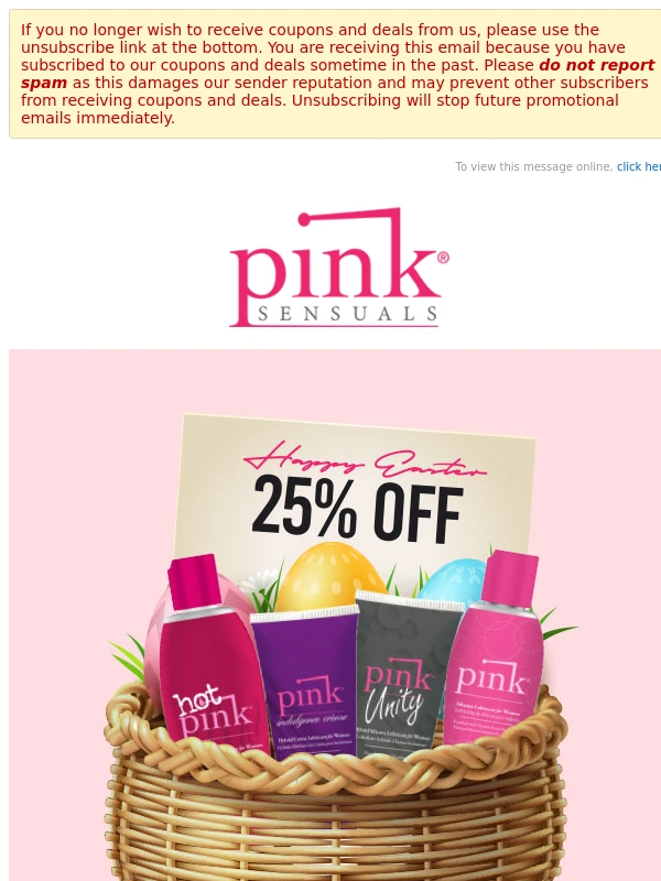 Pink - Easter 25% OFF