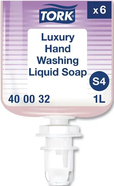 Tork Luxury Liquid Soap Refill Soft Rose Scent 1L (6/Carton)