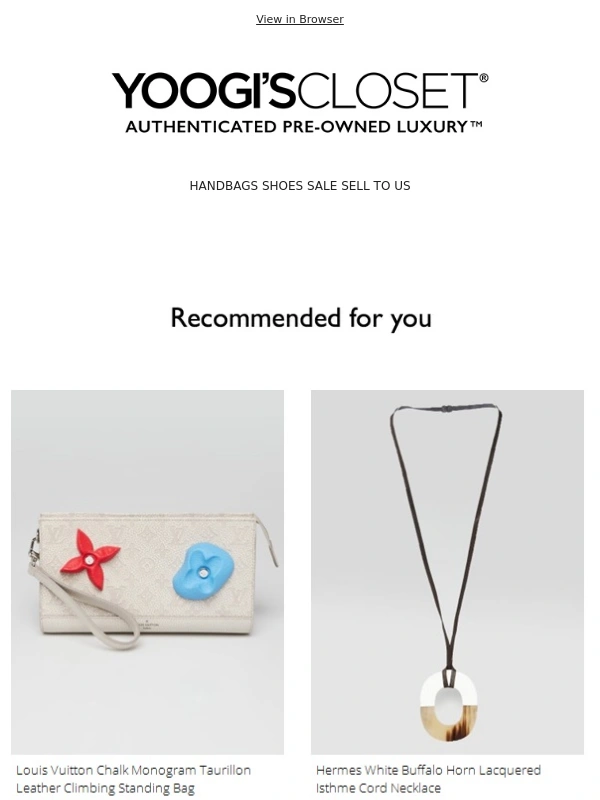 Yoogi's Closet - Save an Additional 15% Off All Sale Items!