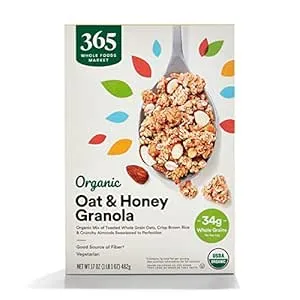 365 by Whole Foods Market - Organic Oat & Honey Granola, 17 Ounce