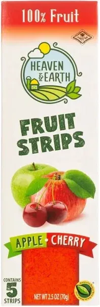 Heaven & Earth Apple & Cherry Fruit Strips