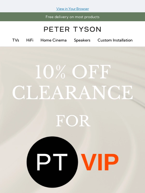Peter Tyson - 10% off clearance