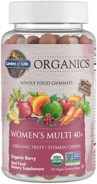 Garden of Life Mykind Organics Women's 40+ Multi Berry 120 Gummies
