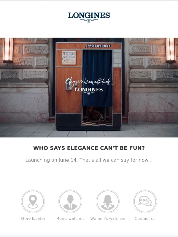 Longines - Stay tuned for a new Longines launch