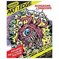 28-Page Crayola Art with Edge Dungeons & Dragons Coloring Book w/ Poster
