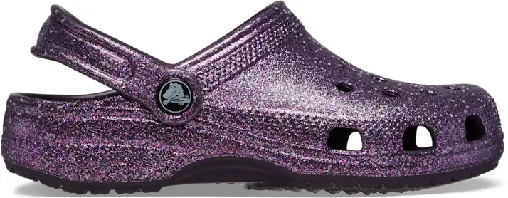 Crocs Kids Classic Space Glitter Clog - Size: J6 - Unisex