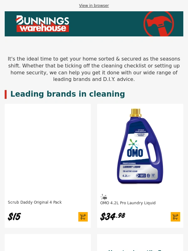 Bunnings Warehouse - Shop leading brands across our wide range