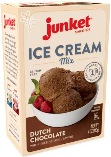 Junket Dutch Chocolate Ice Cream Mix