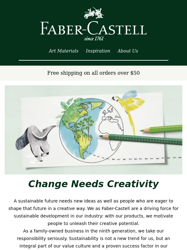 Faber Castell - Change needs creativity ?