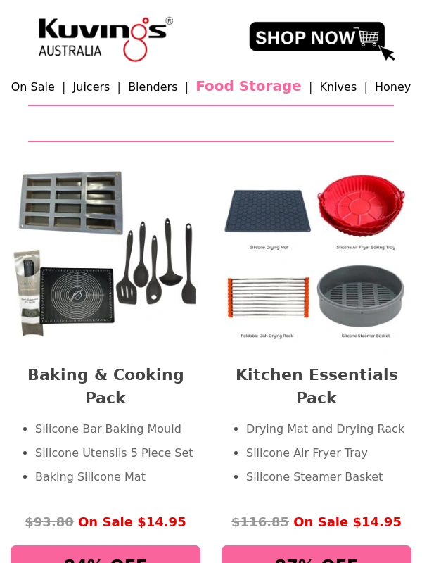 Kuvings - Fantastic Mother's Day Savings up to 80% off!