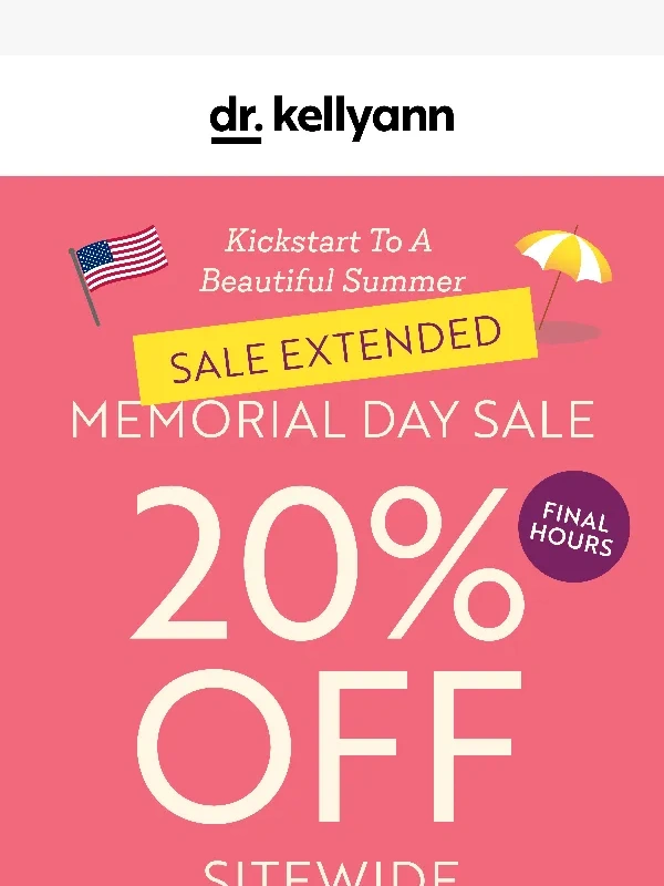 Dr Kellyann - EXTENDED! 20% Off Sitewide