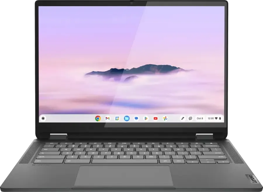 Lenovo - Flex 5i Chromebook Plus Laptop, 14" 2K Touch, Intel i3-1315U, 8GB RAM, 128GB SSD, Storm Grey