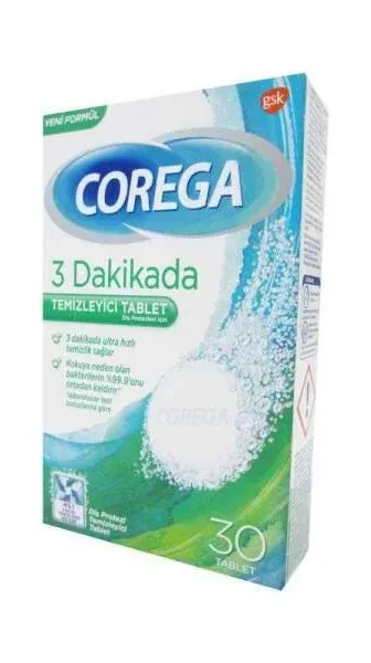 Cleansing Denture Tablets - Corega Bio Formula Tabs