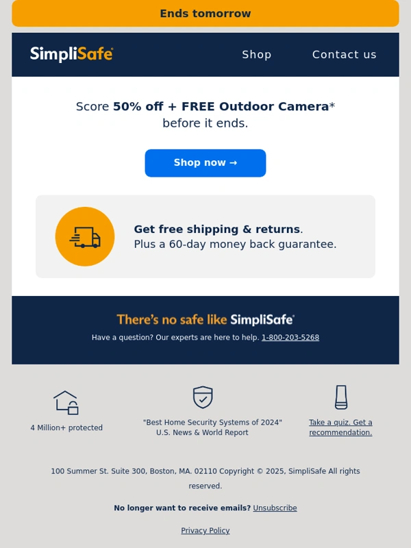SimpliSafe - Snag your special deal before it's gone