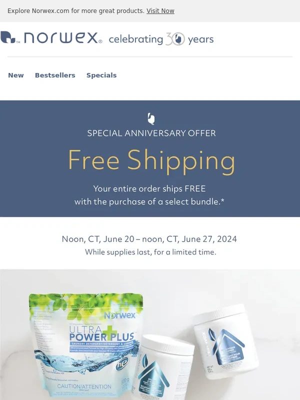 Norwex - FREE SHIPPING with the purchase of a select bundle! ?