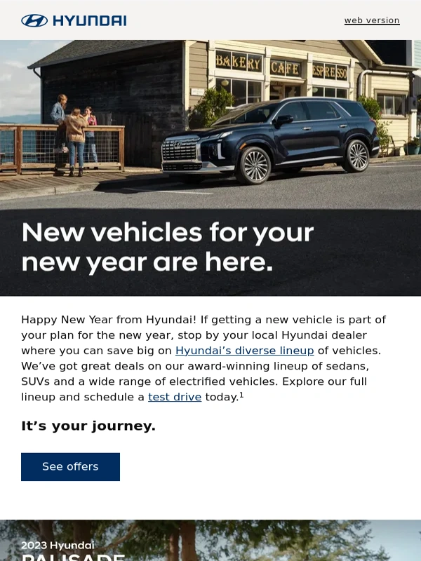 Hyundai - Your new year savings are here