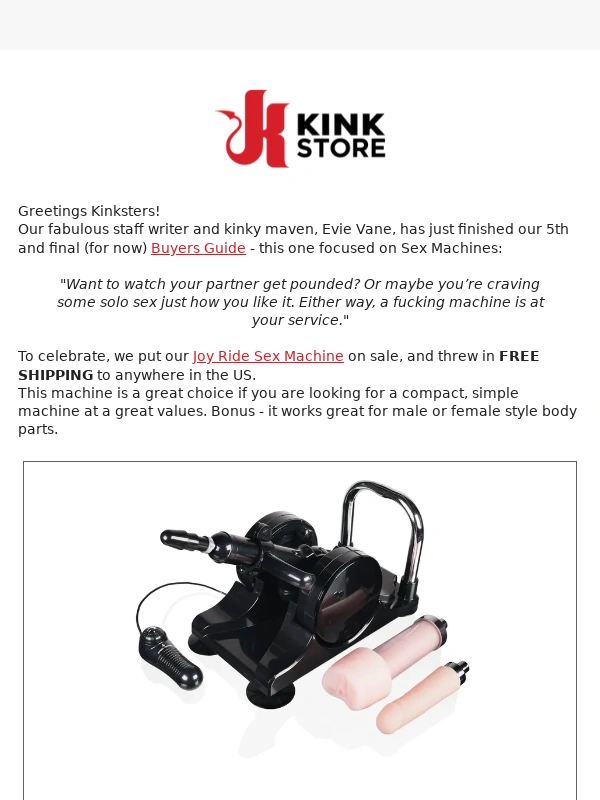 Kink - Take a Ride with Free Shipping