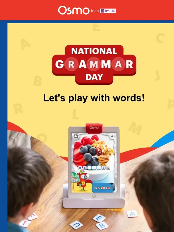 Osmo - ? Happy National Grammar Day!