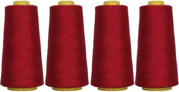 Bay Berry Four Cone Set of Polyester Serger Thread