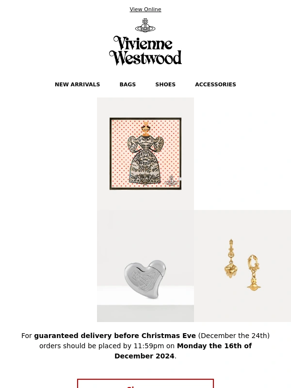 Vivienne Westwood - FESTIVE GIFTING | GOOD THINGS COME IN SMALL PACKAGES