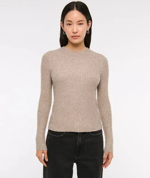 Abercrombie & Fitch Women's Slim Crew Sweater