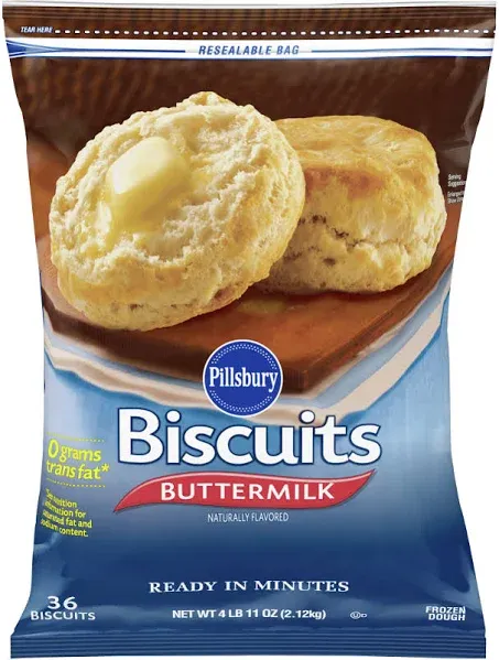 Pillsbury Unbaked Buttermilk Biscuits 36 count per pack