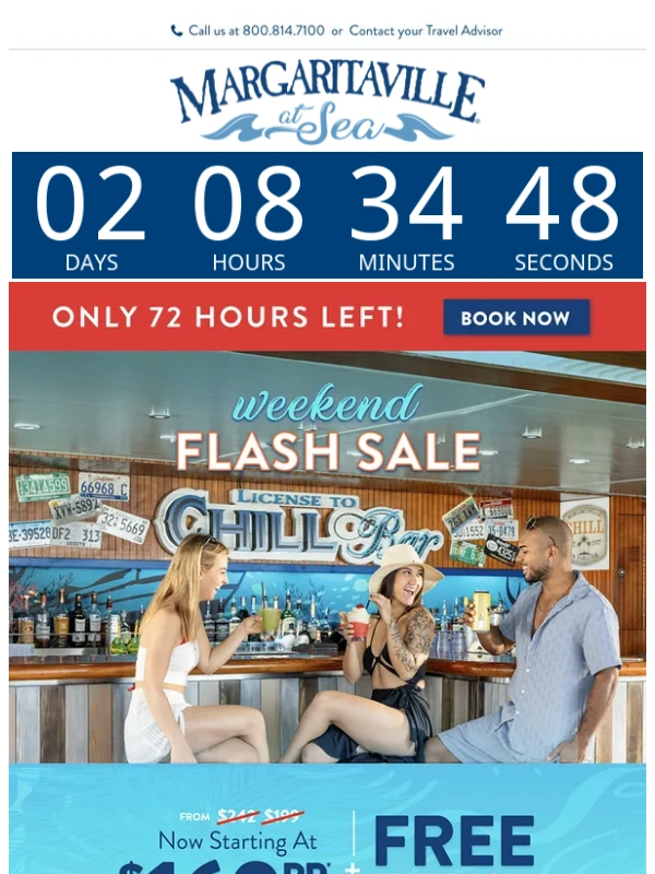 Margaritaville At Sea - With Deals As Low As $160 It's Time To Plan Ahead!