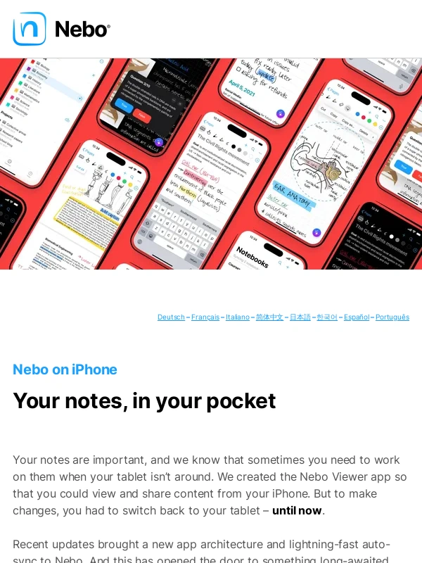 NEBO - Introducing Nebo on iPhone
