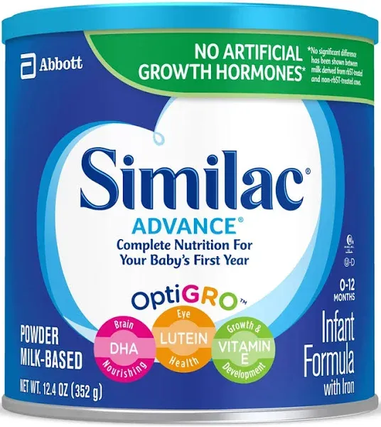 Similac Advance 20 Infant Formula Powder 12.4-oz Can (6/Case)