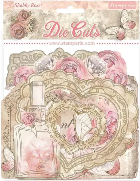 Stamperia Shabby Rose Die Cuts