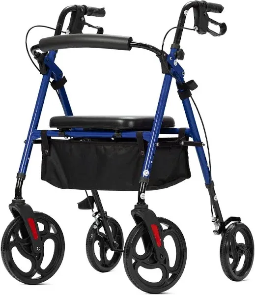 ELENKER YF-9007B Rollator Walker Seat 10 Wheels