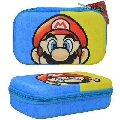 Nintendo Super Mario Multicolor Zipper Pencil Hard Case