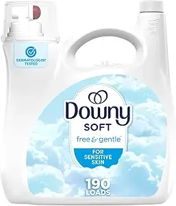 [Prime, S&S] $8.44: 140-Oz Downy Free & Gentle Fabric Softener (Unscented, 190 Loads) at Amazon