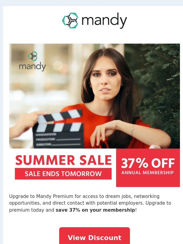 Mandy Crew - Hurry,our sale ends tomorrow!