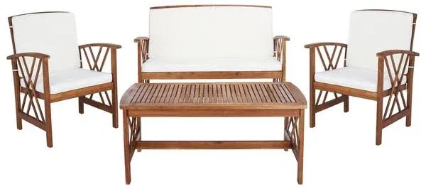 Safavieh Fontana 4 Pc Outdoor Set