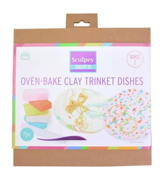 Sculpey III Oven Bake Clay Trinket Dishes