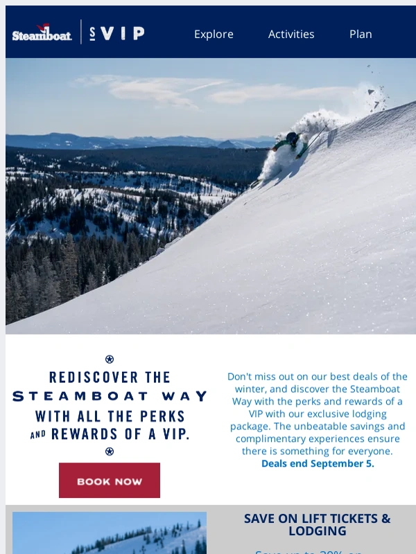 Steamboat Springs - Only 9 Days Left to Secure Your VIP Experiences