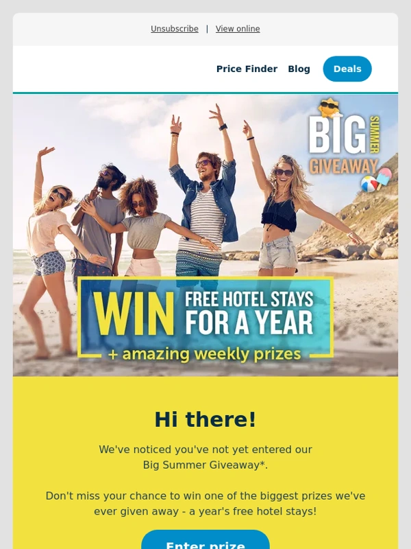 Travelodge - Hi ? We think you'll like a trip to the beach