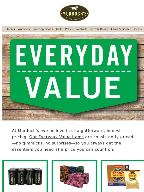Murdochs - Everyday Value on Essentials You Love