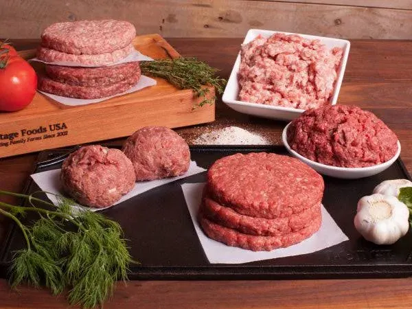 Heritage Foods Ground Meat Sampler